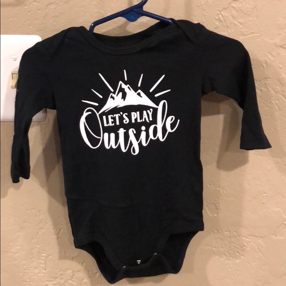 Let’s play outside onesie
